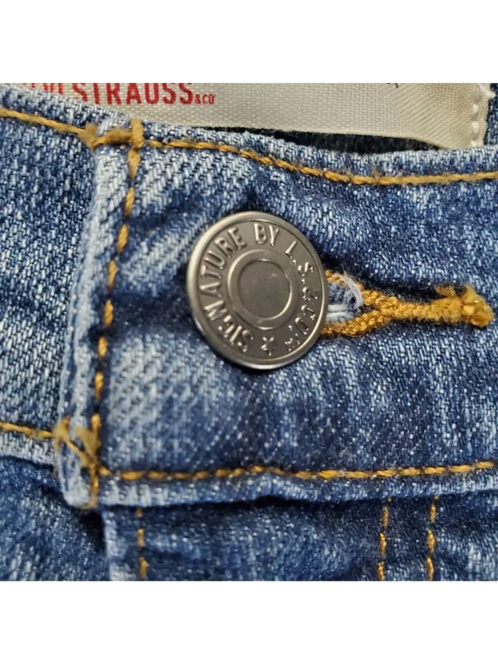 Signature By Levi Strauss Jeans Men 38x32 Blue Bootcut Stretch Denim *NWT*